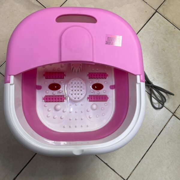 Folding foot spa machine